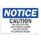 Signmission Safety Sign, OSHA Notice, 10" Height, Caution FM-200 System Discharge Sign, Portrait OS-NS-D-710-V-10479 - alternate 1